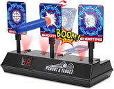 JD Fresh Electronic Shooting Target for Nerf Guns - Auto Reset Digital Scoring Shooting Practice 4 Targets, Ideal Gifts Toys for 5-12 Years Old Kids, Teens, Boys & Girls (Only Target)