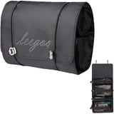 4 in 1 Large Cosmetic Mesh Bag/Toiletry Pouch for Men and Women/Makeup Organizer/Portable Travel Bag/Makeup Essentials(Black)