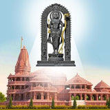 Shree Ram Lalla Murti/God Idols/Ayodha's Shree Ram Statue/Home Decor/Decorative Items for Living Room/Office/Show Piece(Black&Gold), antique, Religious