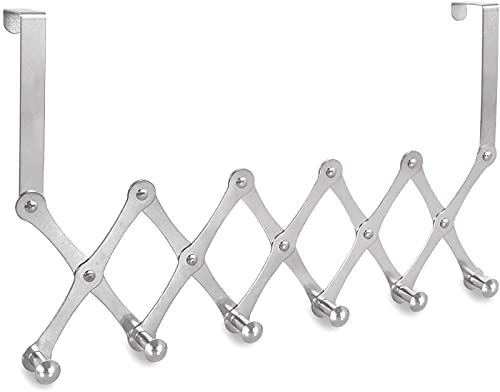Over the-door hanger chrome-2 Pcs New