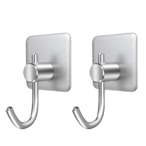 S H D Hook Square Silver J Shape -2 PCS