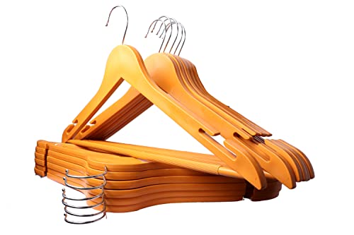 JD Fresh 15 Peices Plastic Cloth Hanger for Clothes Hanging, Shirt Hanger, Hook Hanger, Clothes Hanger for Wardrobe, Trouser and Dress hanger-15 Pcs