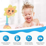 JD Fresh Battery Operated Sunflower Spritz Fun Battery-Operated Water Squirt Toy and Bathtub Water Pump for Infants, Baby Bath Shower Toy for Baby Bathing