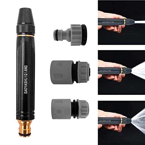 Jd Fresh Brass Spray Brass Nozzle Water Spray, Booster Nozzle For Car Wash, High Pressure Auto Home Garden Water Spray, Water Pressure Gun, High Pressure Nozzle for Gardening Hose Pipe