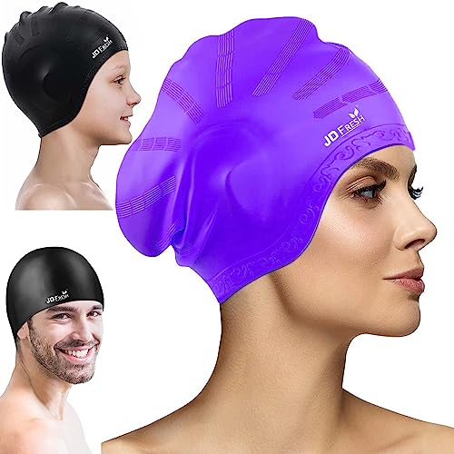 Silicon head cap-Purple