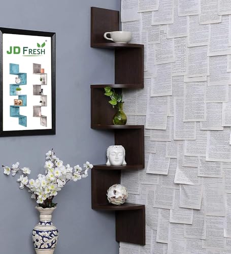 wall shelves-brown
