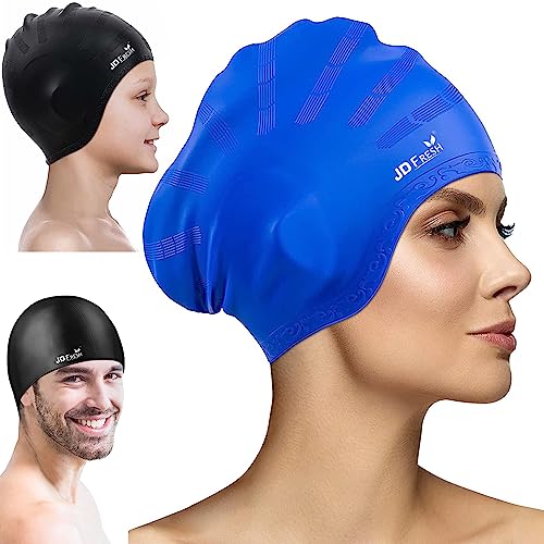 Silicon head cap-Blue